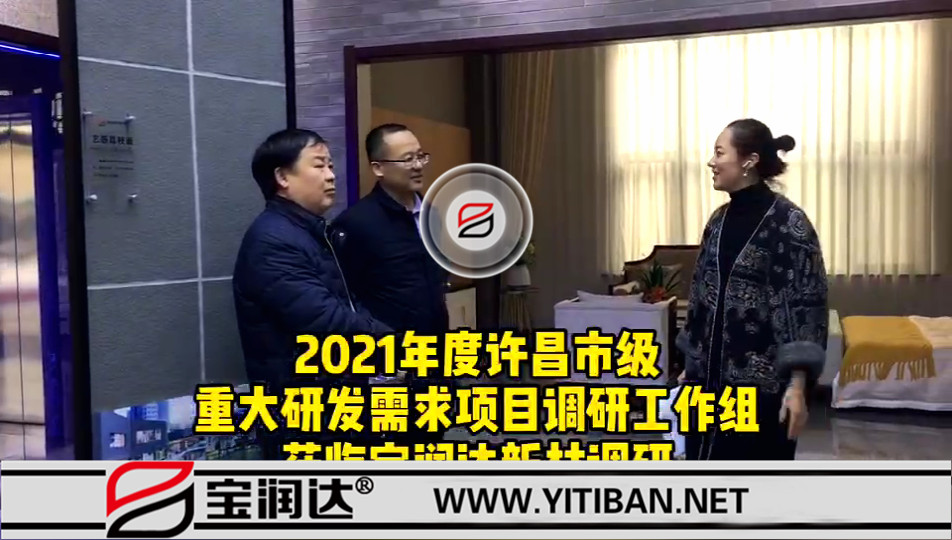 2021许昌市项目调研工作组来宝润达调研