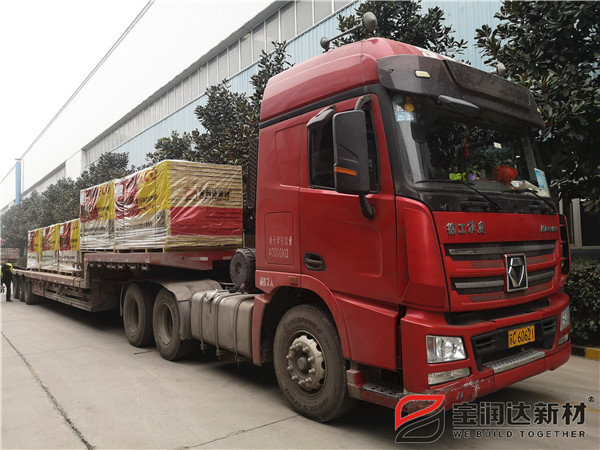 宝润达周口岩棉一体板项目发货